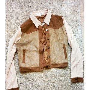 🍂🎃Fall-Coloured Suede Jacket 🧥 🍂🎃